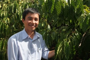 Coffee Buyer Duong Quoc Hung of Intimex in Vietnam