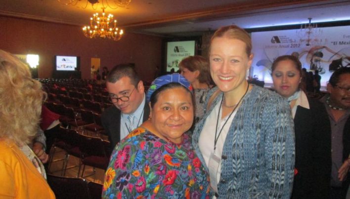 Meeting Guatemala’s Rigoberta Menchu